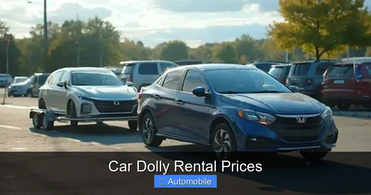 Car Dolly Rental Prices