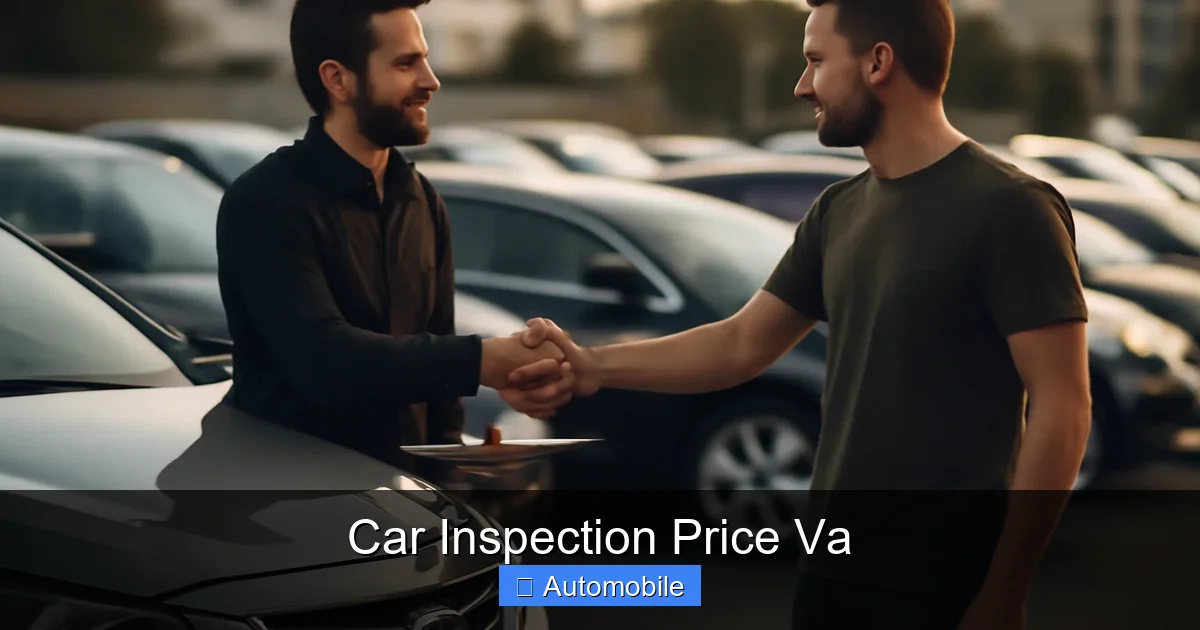 Car Inspection Price Va