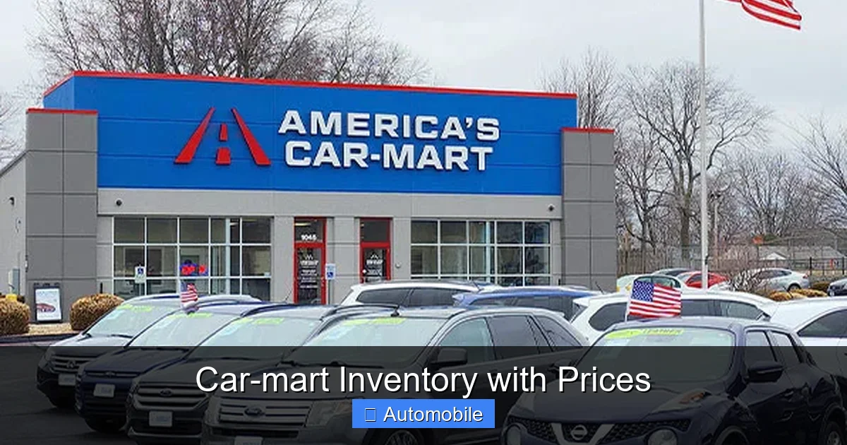 Car-mart Inventory with Prices
