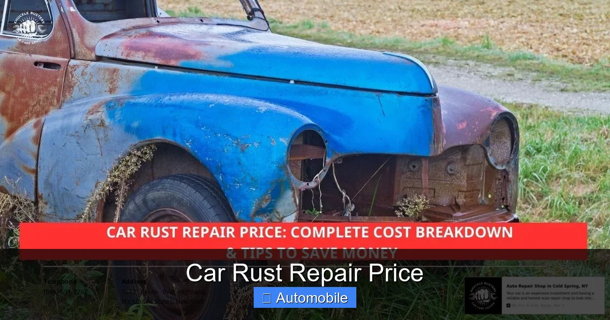 Car Rust Repair Price