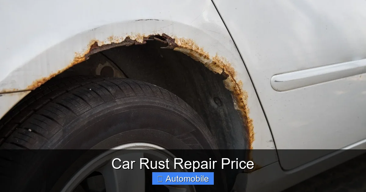 Car Rust Repair Price