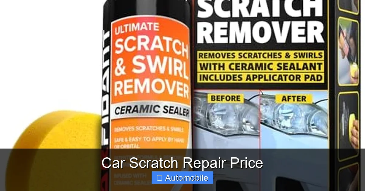 Car Scratch Repair Price