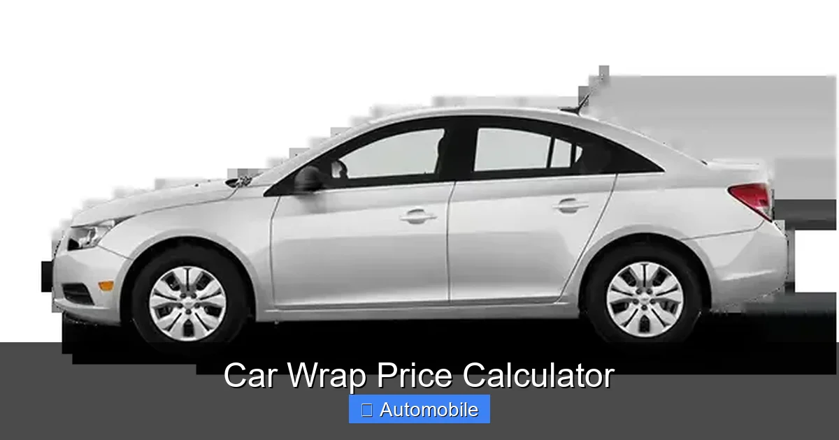 Car Wrap Price Calculator