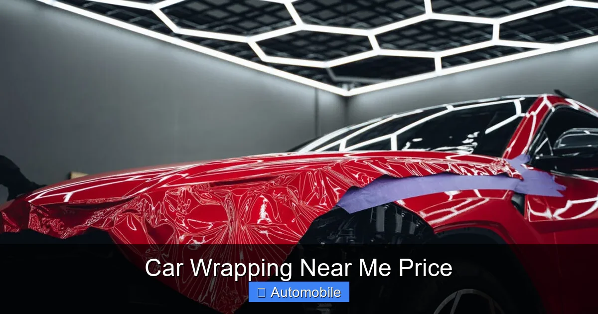 Car Wrapping Near Me Price