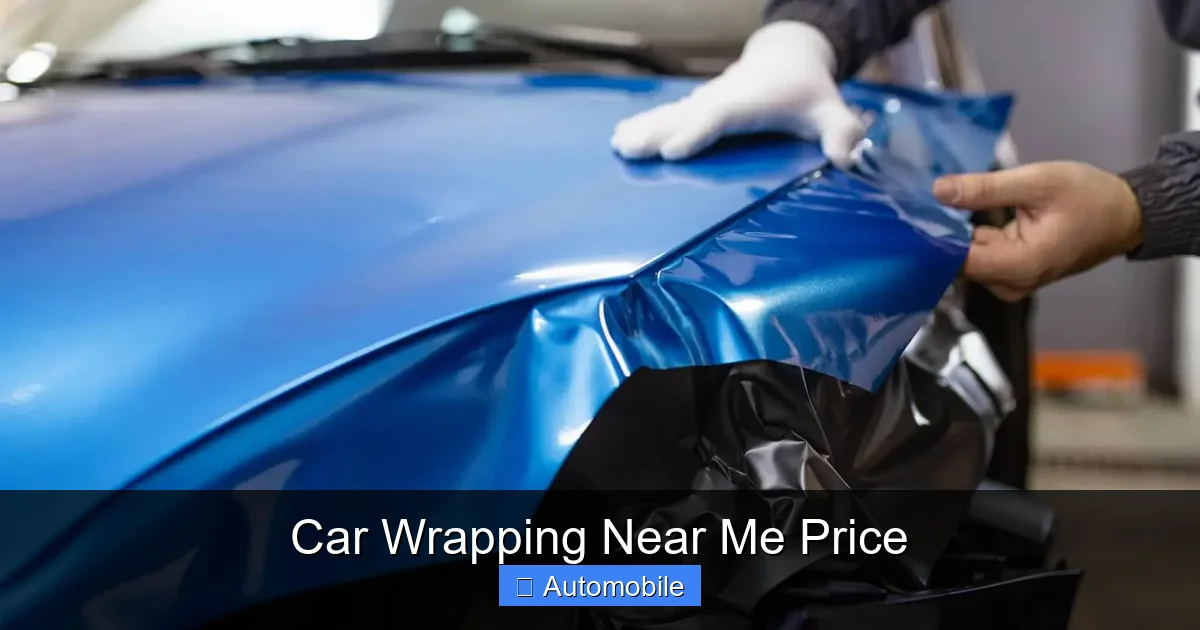 Car Wrapping Near Me Price