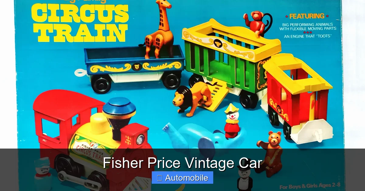 Fisher Price Vintage Car