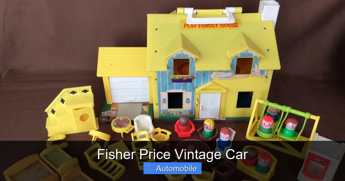 Fisher Price Vintage Car
