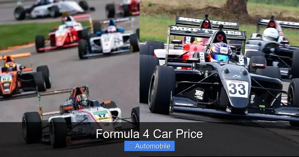 Formula 4 Car Price