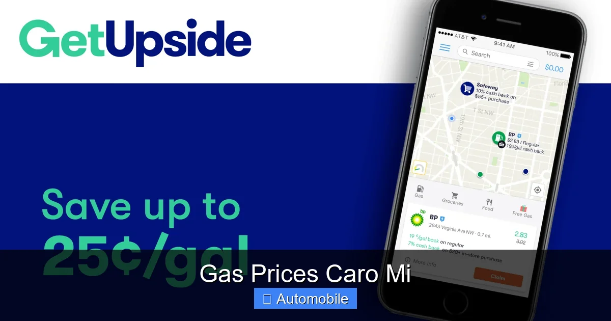 Gas Prices Caro Mi