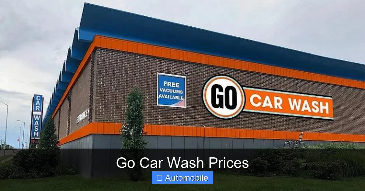 Go Car Wash Prices