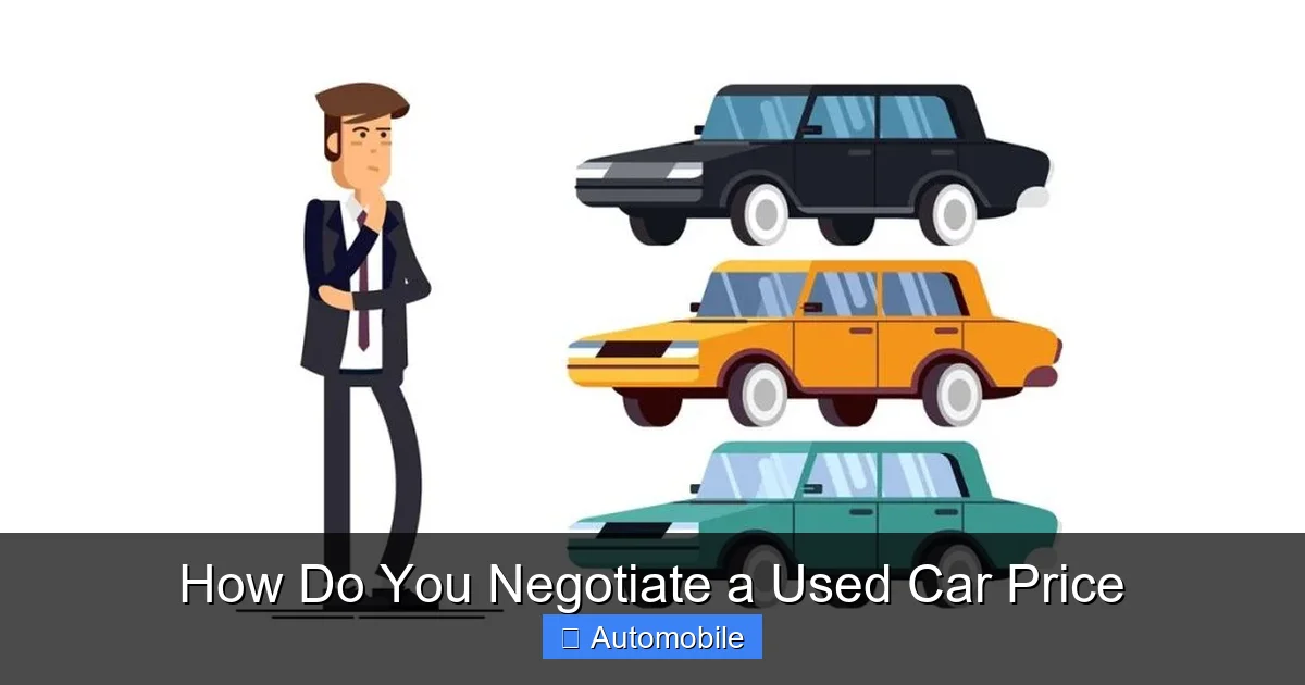 How Do You Negotiate a Used Car Price