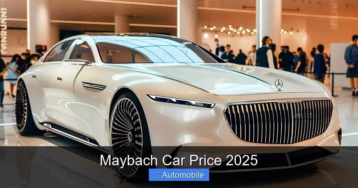 Maybach Car Price 2025