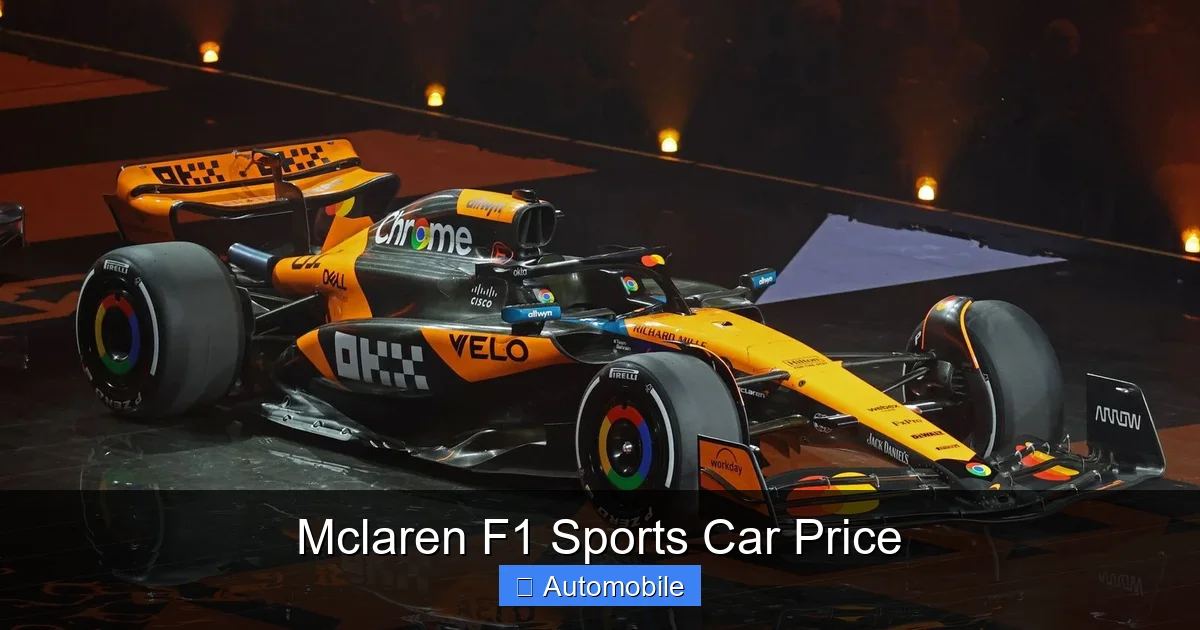 Mclaren F1 Sports Car Price
