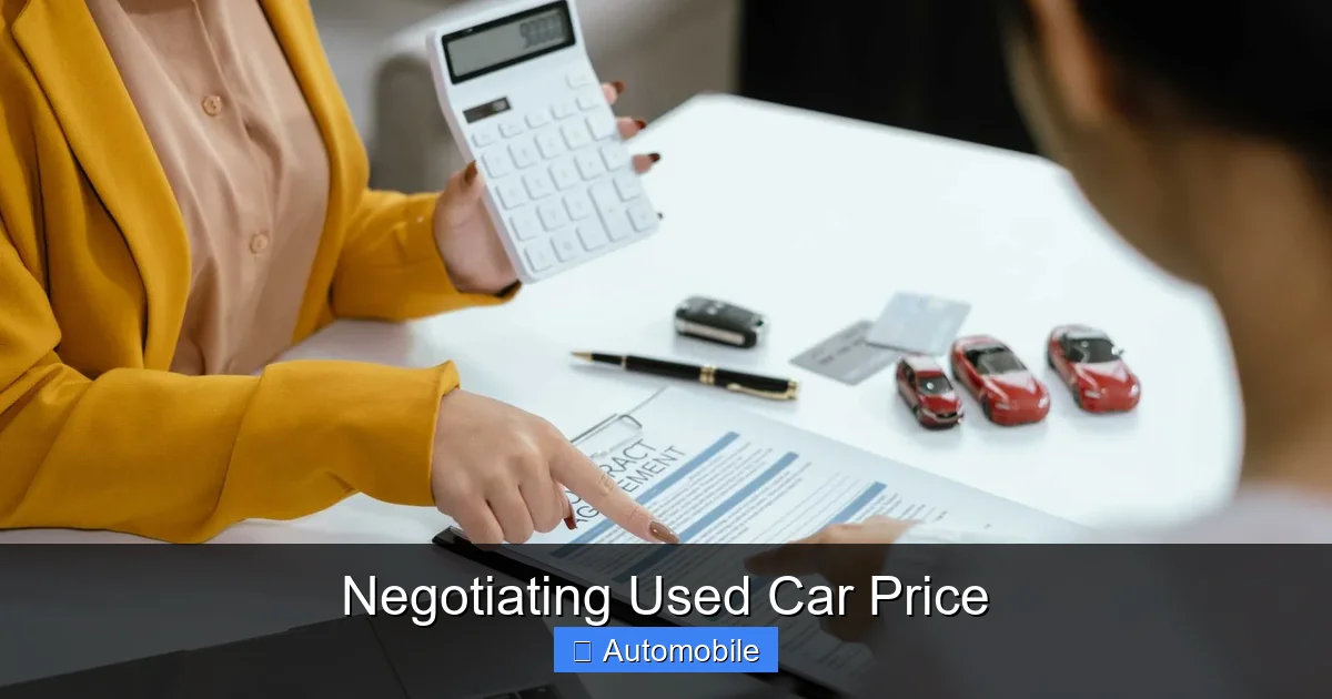 Negotiating Used Car Price