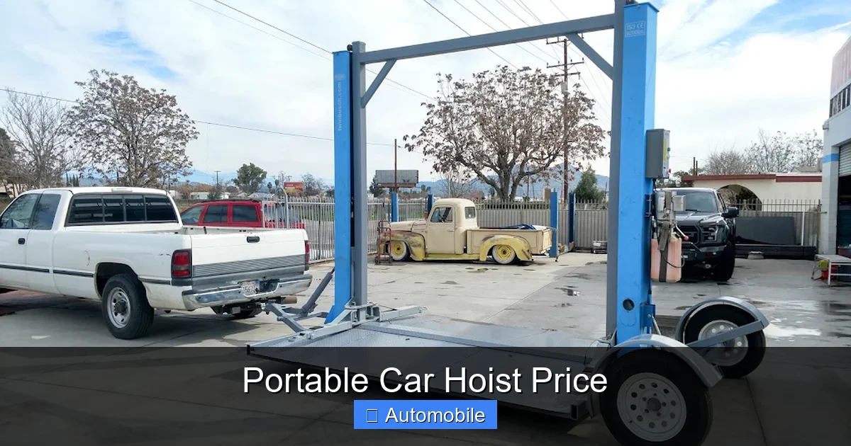 Portable Car Hoist Price