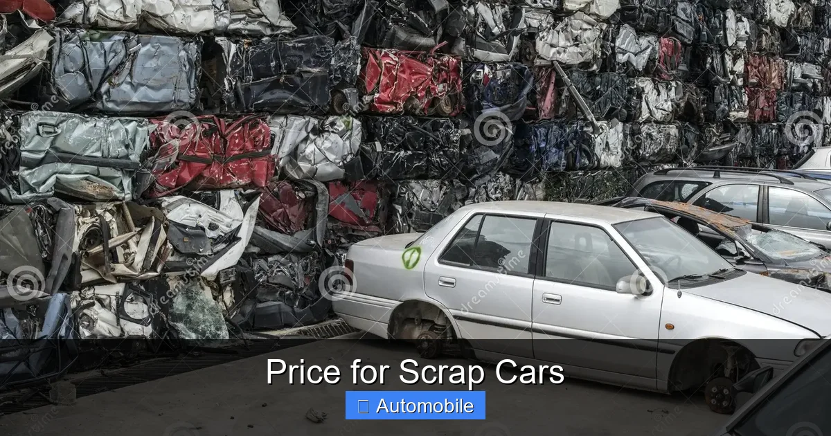 Price for Scrap Cars