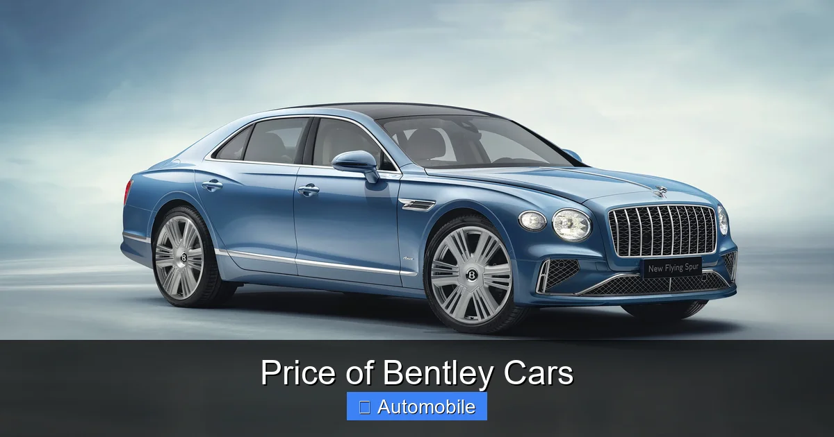 Price of Bentley Cars