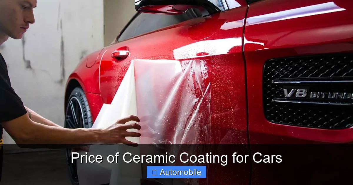 Price of Ceramic Coating for Cars