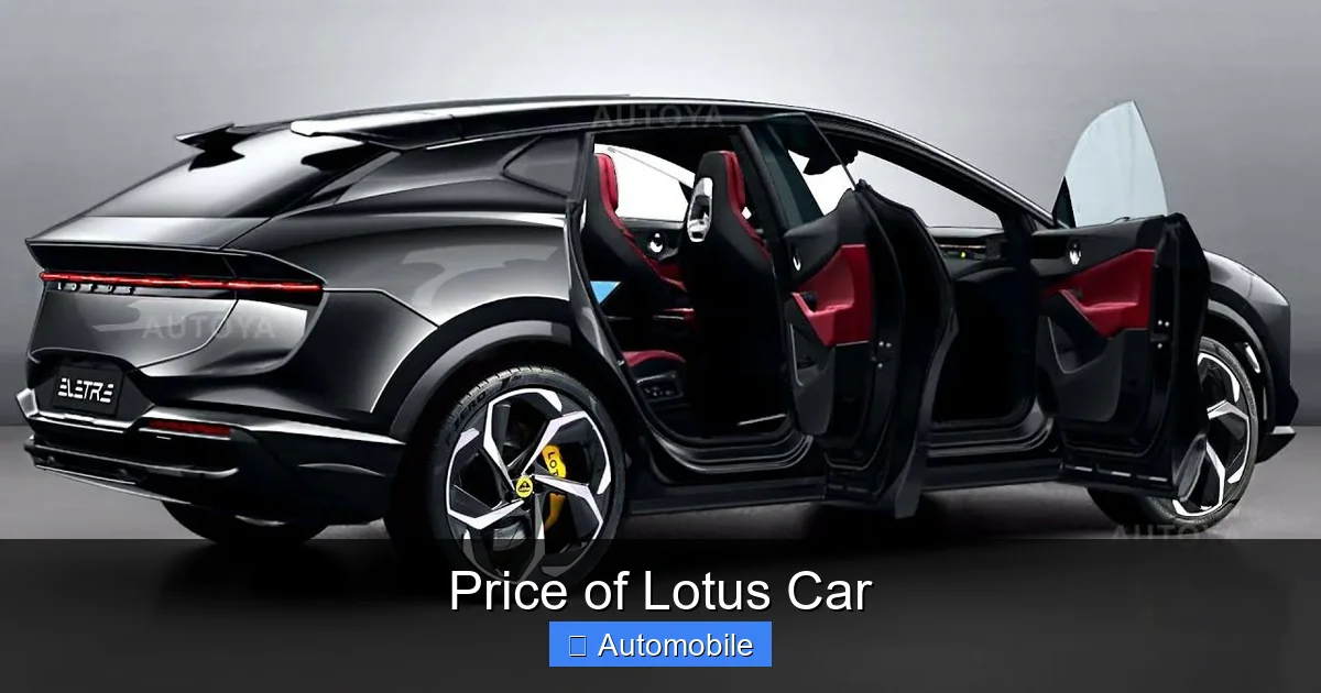 Price of Lotus Car
