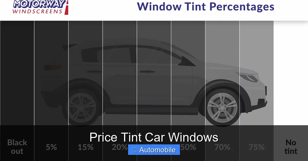 Price Tint Car Windows