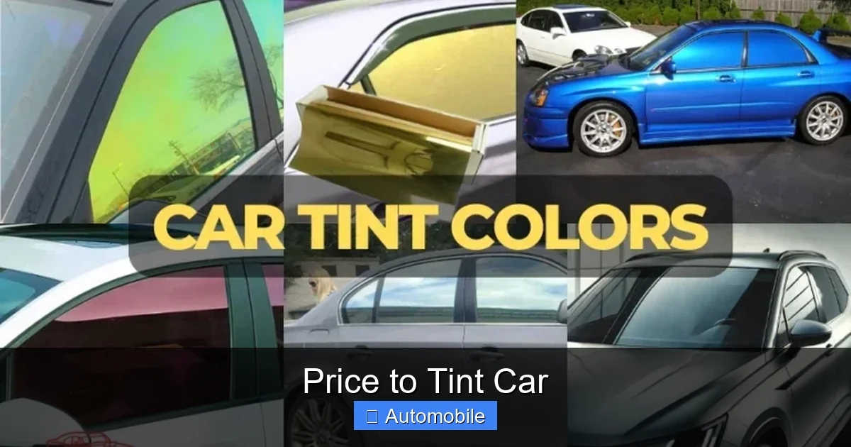 Price to Tint Car