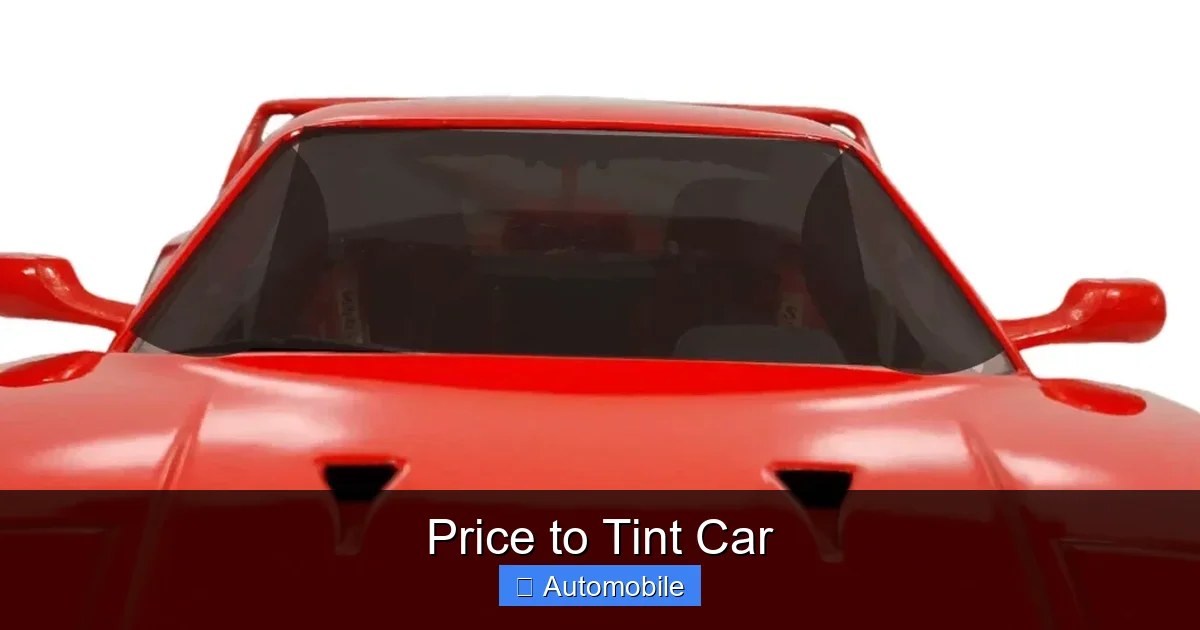 Price to Tint Car