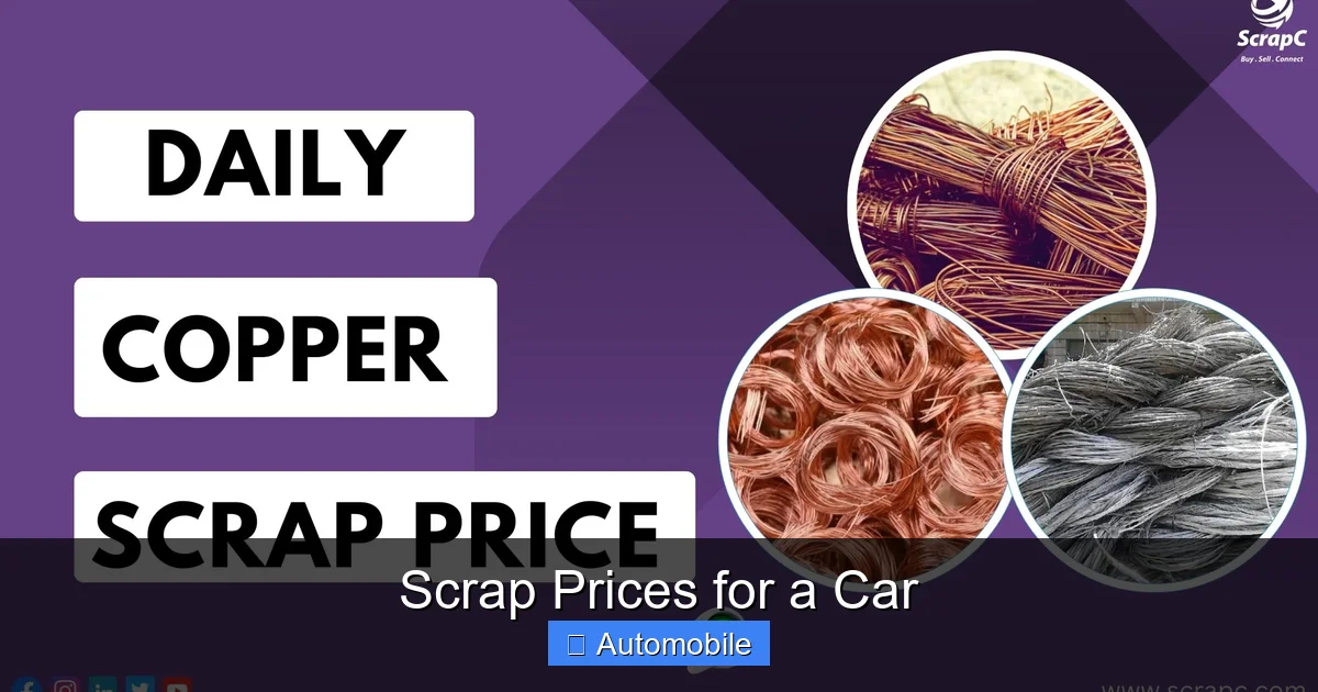 Scrap Prices for a Car