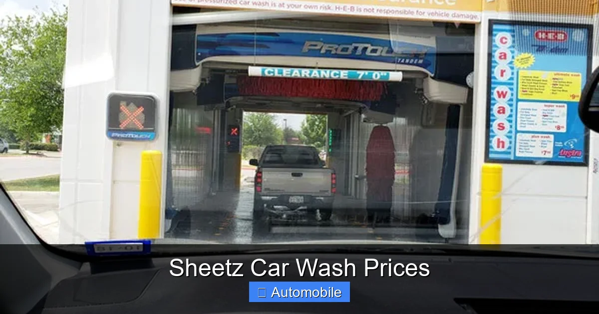 Sheetz Car Wash Prices