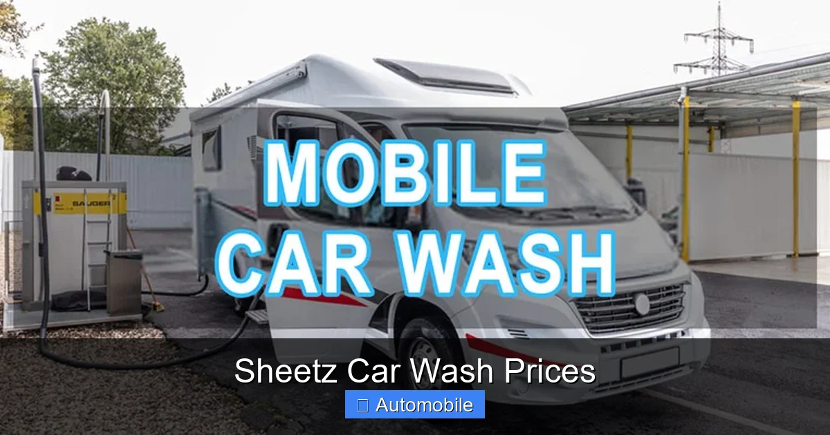 Sheetz Car Wash Prices