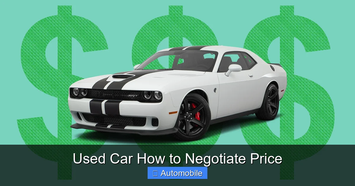 Used Car How to Negotiate Price