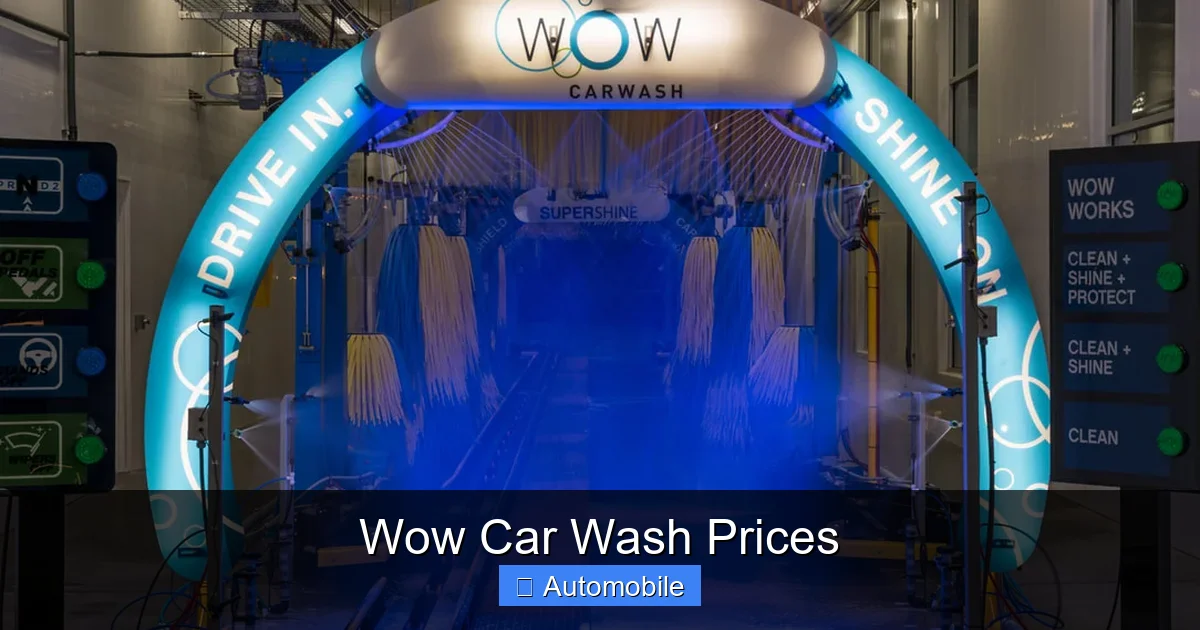 Wow Car Wash Prices
