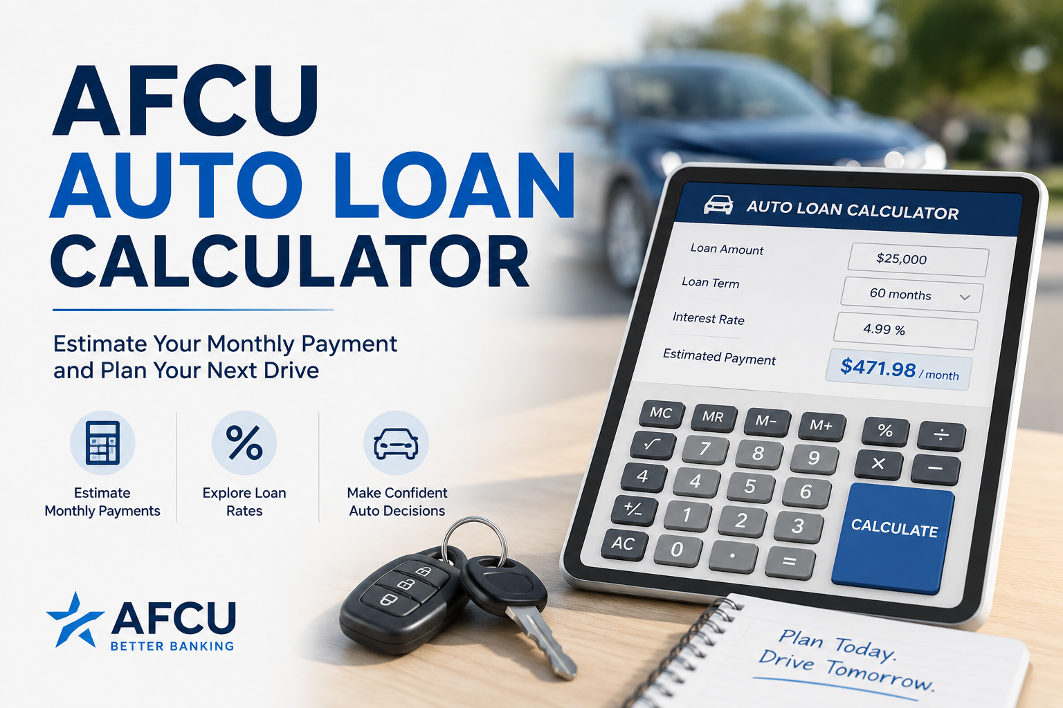afcu auto loan calculator